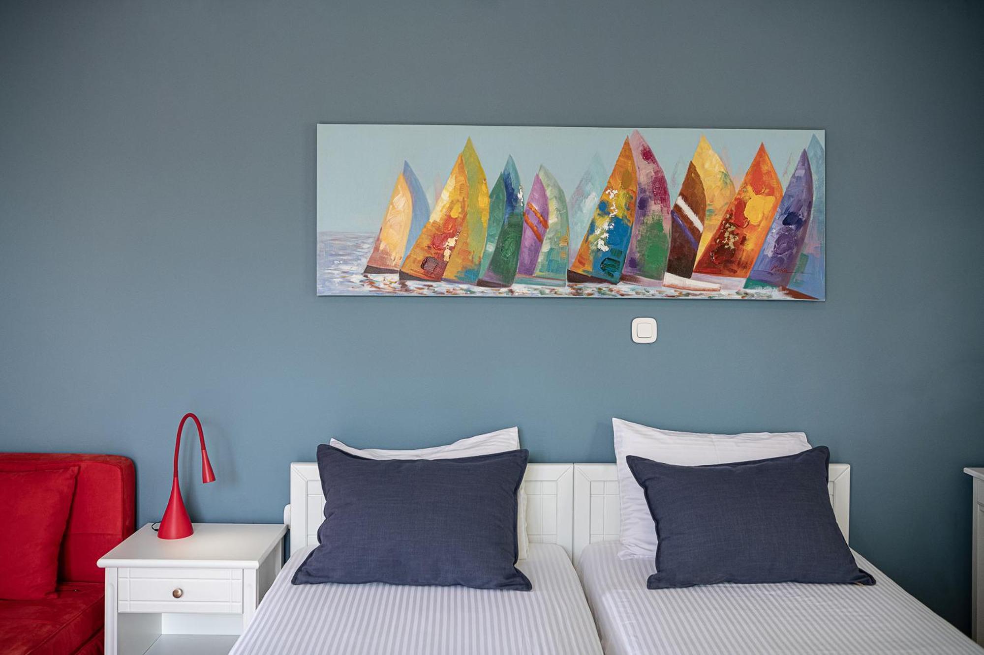 Elena Seafront Luxury Apartments Almirida Zimmer foto