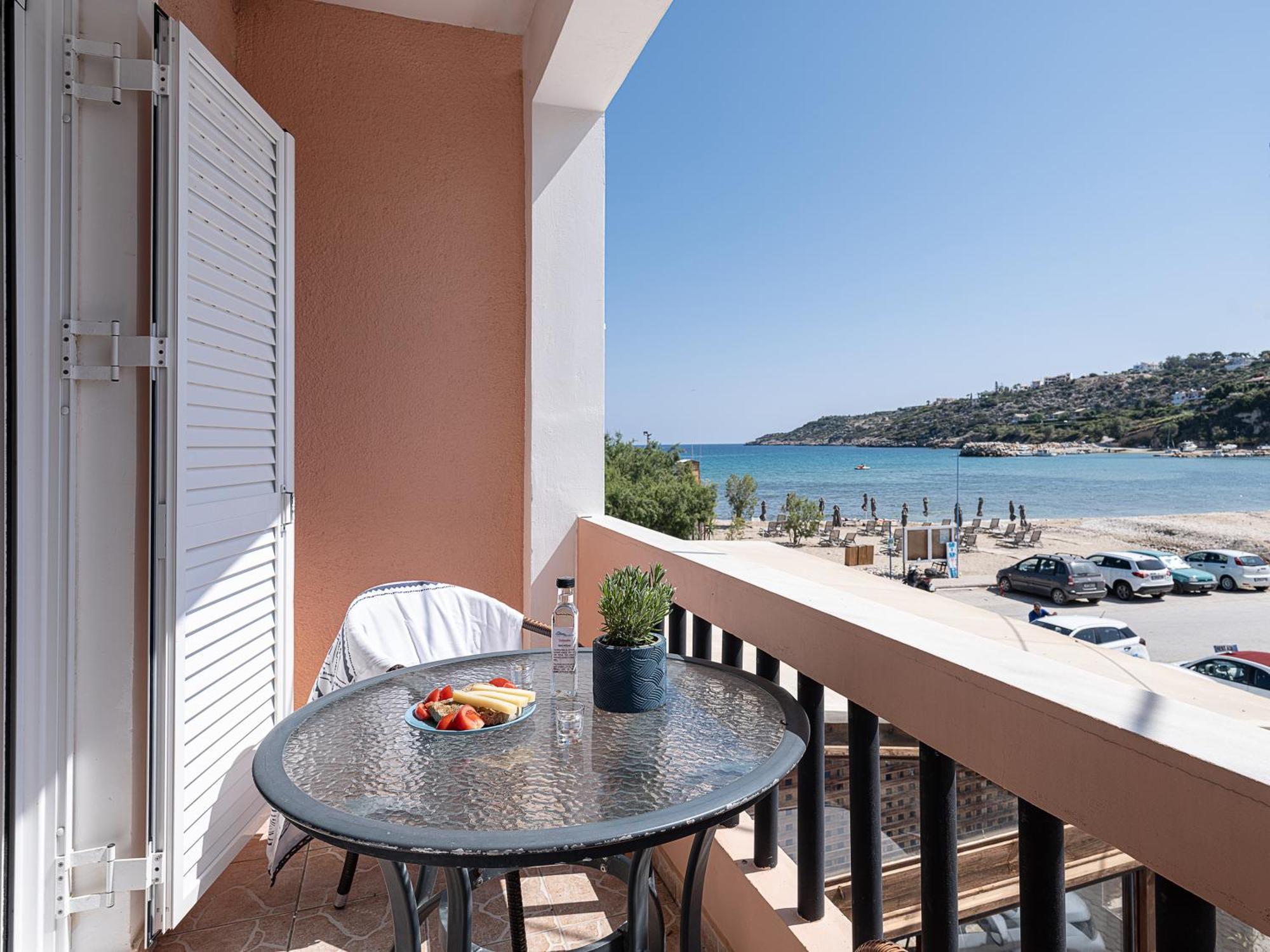 Elena Seafront Luxury Apartments Almirida Exterior foto