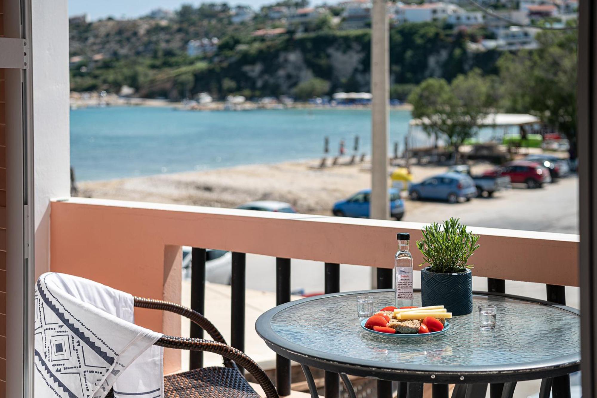 Elena Seafront Luxury Apartments Almirida Exterior foto
