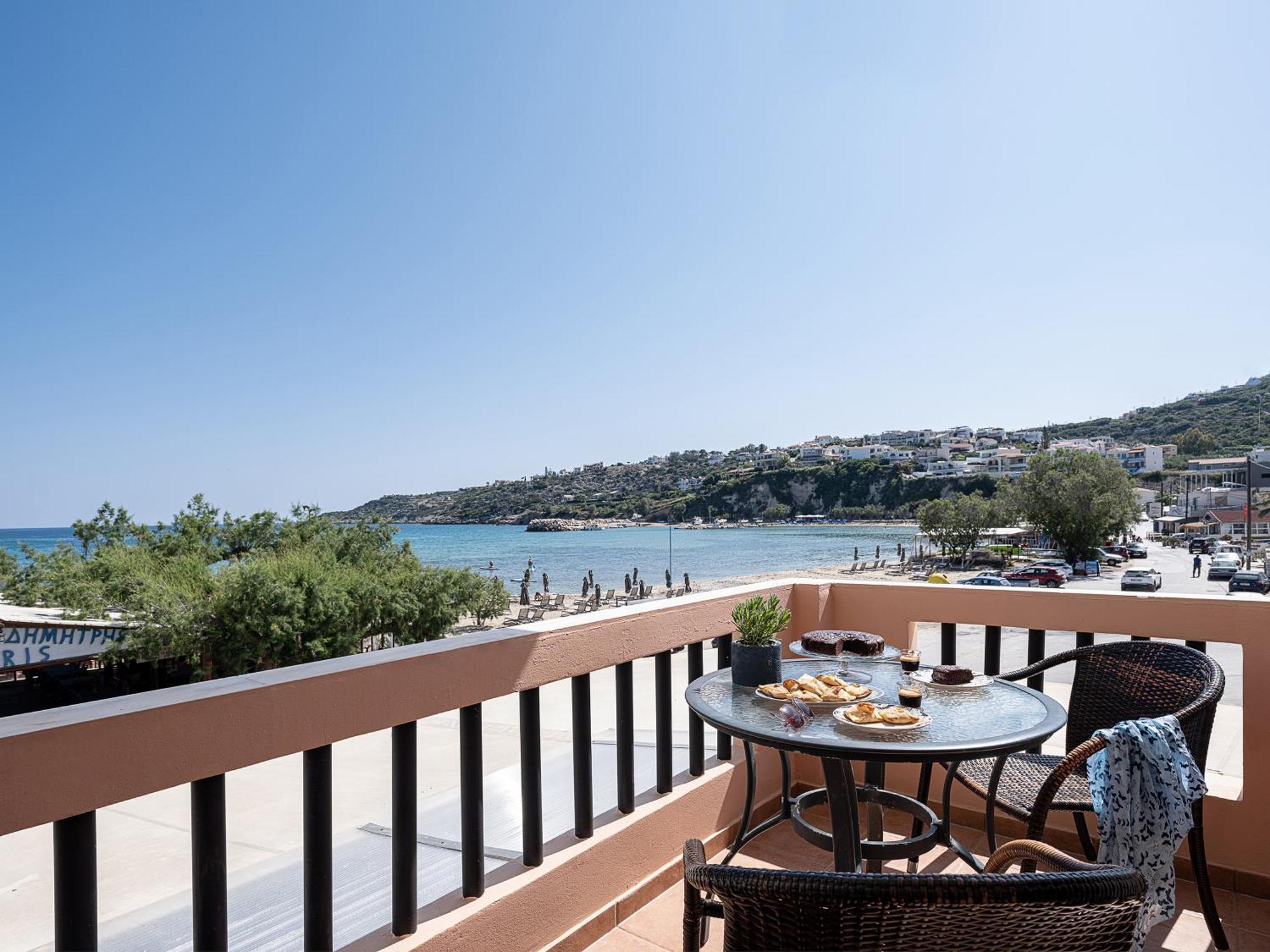 Elena Seafront Luxury Apartments Almirida Exterior foto