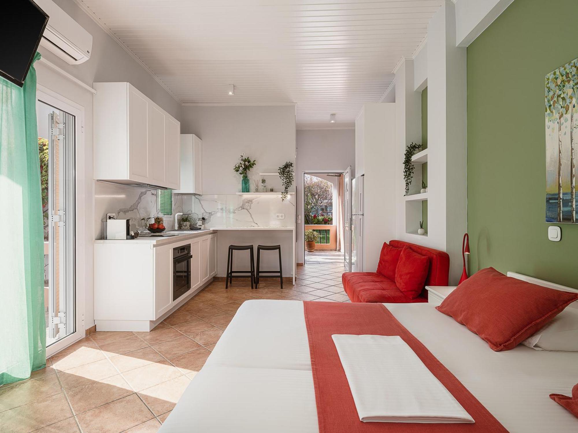 Elena Seafront Luxury Apartments Almirida Exterior foto